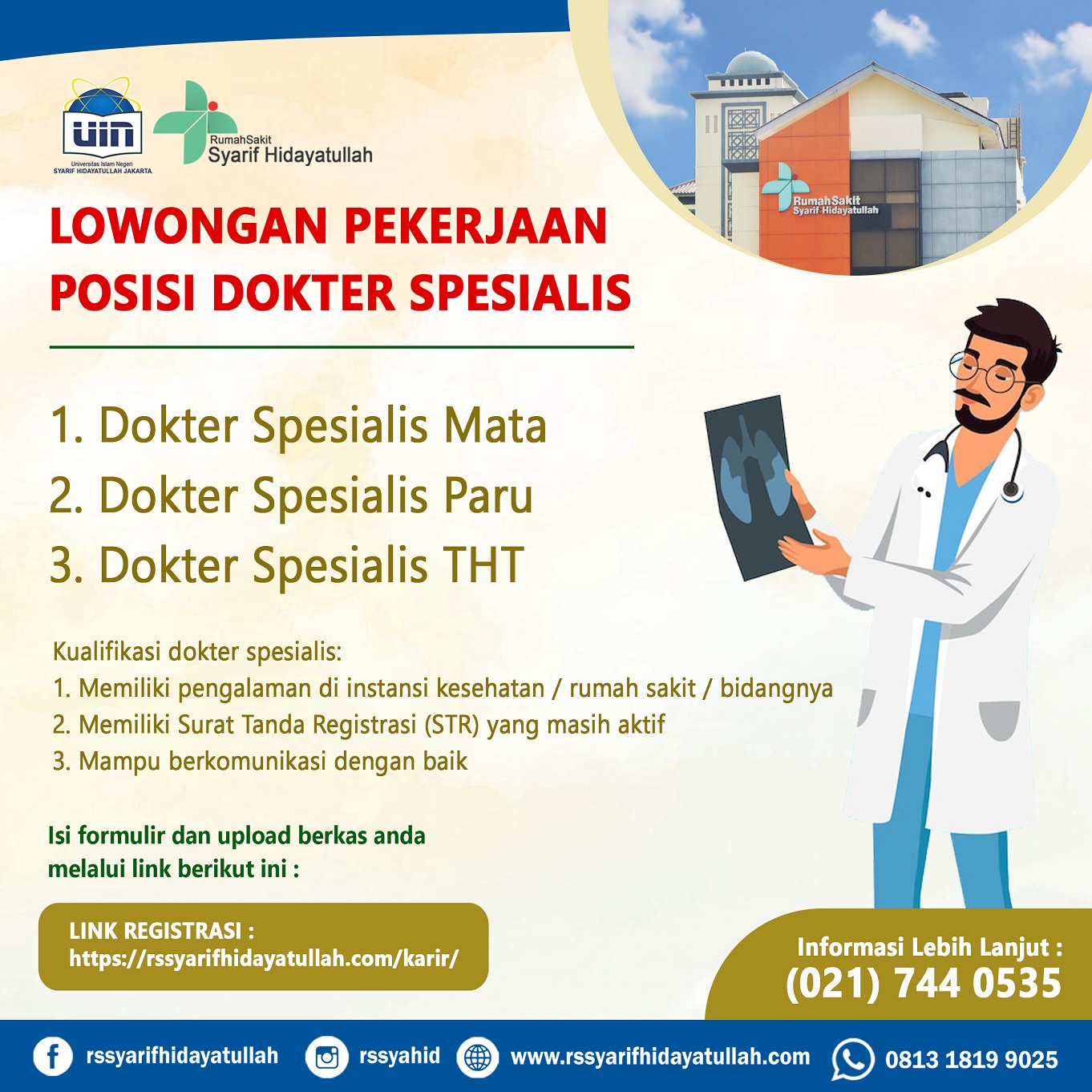Loker DOKTER SPESIALIS