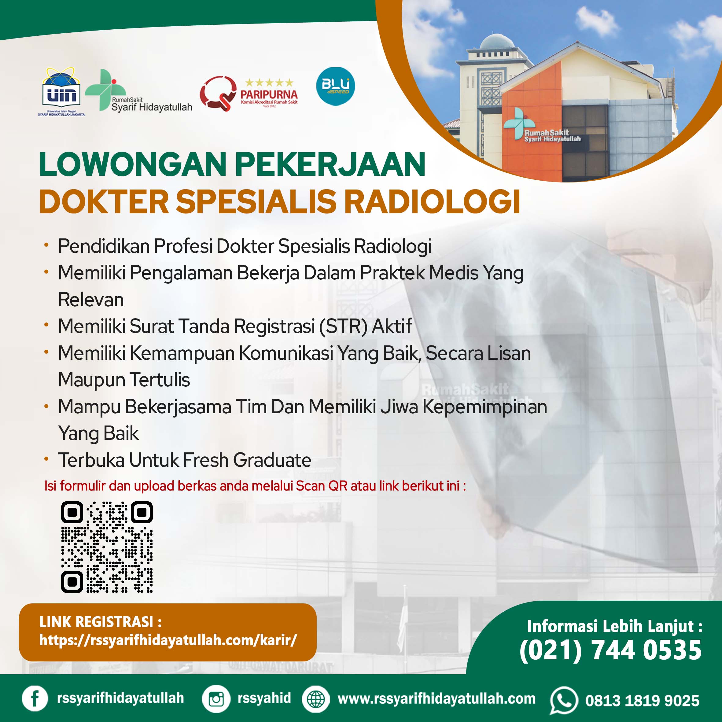 LOKER Dokter Radiologi