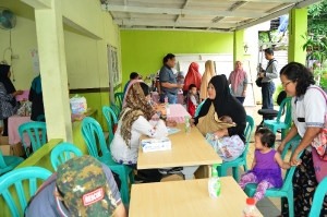 Bakti Sosial Korban Banjir Villa Mutiara Serpong , Pondok Jagung Timur