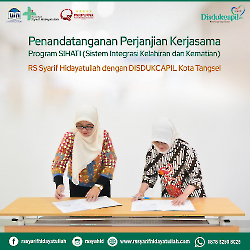 PENANDATANGANAN PERJANJIAN KERJASAMA PROGRAM SIHATI DISDUKCAPIL KOTA TANGSEL