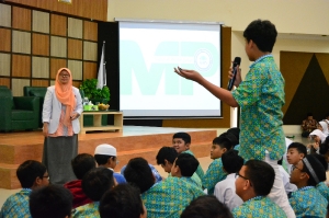 SOSIALISASI COVID-19 DI MADRASAH PEMBANGUNAN UIN JAKARTA